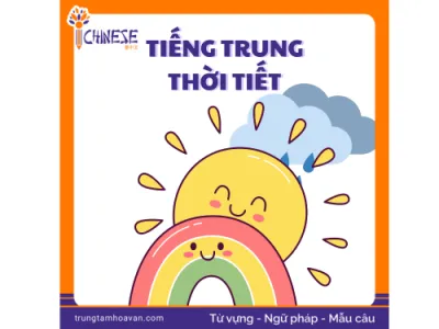 100+ Từ vựng tiếng Trung thời tiết: Trọn bộ từ, mẫu câu, hội thoại & bài tập